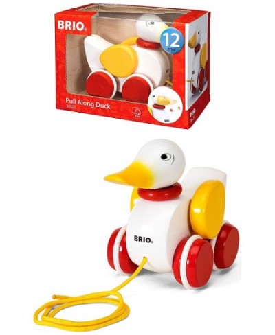 Infant & Toddler 30323 - Pull Along Duck Wood Baby Toy with Flapping Wings for Kids Ages 1 and up $33.77 - Early Development ...