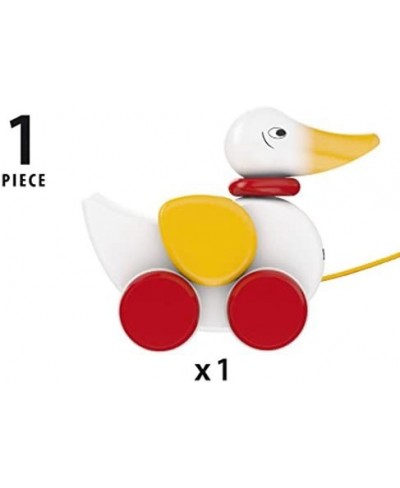 Infant & Toddler 30323 - Pull Along Duck Wood Baby Toy with Flapping Wings for Kids Ages 1 and up $33.77 - Early Development ...