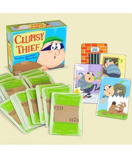 Clumsy Thief Money Game - Adding to 100 Math Game for Kids (Ages 8 and up) $35.80 - Early Development & Activity Toys