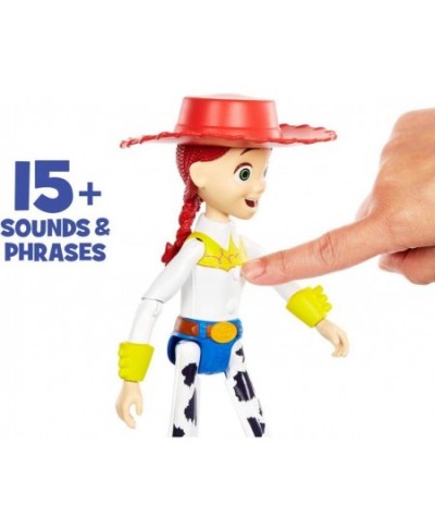 Disney Pixar True Talkers Jessie Figure 8.8 in Tall Posable Talking Character Figure with Movie-Inspired Cowgirl Look and 15+...