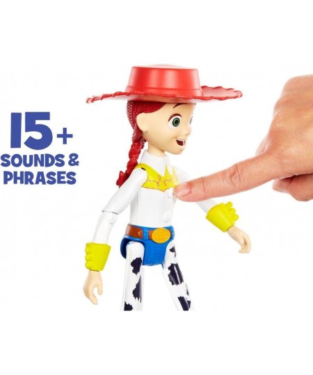 Disney Pixar True Talkers Jessie Figure 8.8 in Tall Posable Talking Character Figure with Movie-Inspired Cowgirl Look and 15+...