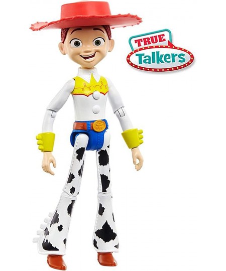 Disney Pixar True Talkers Jessie Figure 8.8 in Tall Posable Talking Character Figure with Movie-Inspired Cowgirl Look and 15+...