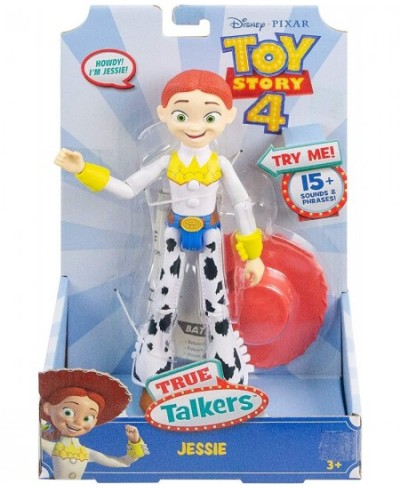 Disney Pixar True Talkers Jessie Figure 8.8 in Tall Posable Talking Character Figure with Movie-Inspired Cowgirl Look and 15+...