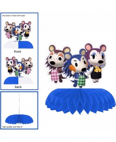 Animal Crossing Birthday Party Decorations Animal Crossing Honeycomb Centerpieces 3D Double-Sided Table Decor Animal Villager...