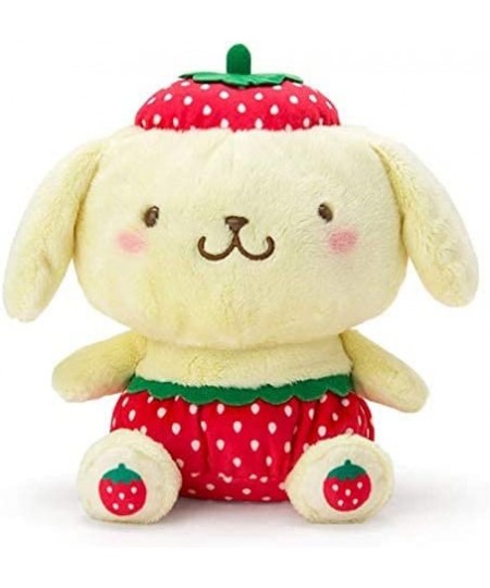 Plush Toy 25cm Strawberry Plush Toy Cute Pochacco Pompompurin Dog Stuffed Animals Soft Doll Baby Girls Kids Toys Gifts Cinnam...