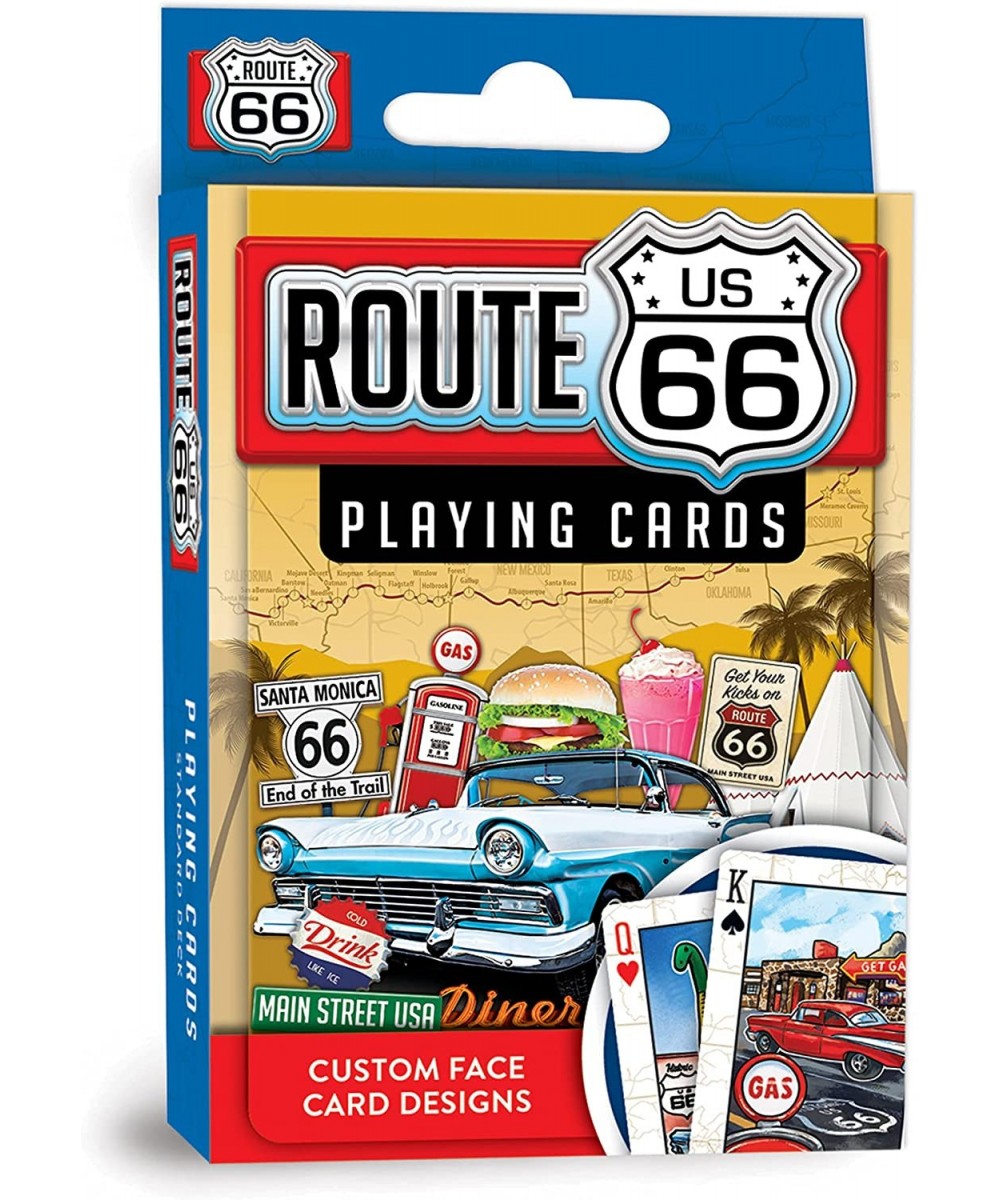 Family Games - Route 66 Playing Cards - Officially Licensed Playing Card Deck for Adults Kids and Family $17.66 - Card Games