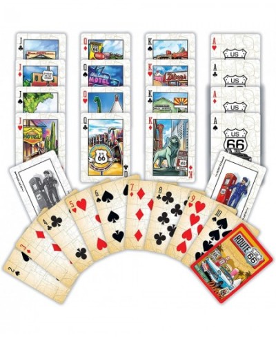 Family Games - Route 66 Playing Cards - Officially Licensed Playing Card Deck for Adults Kids and Family $17.66 - Card Games