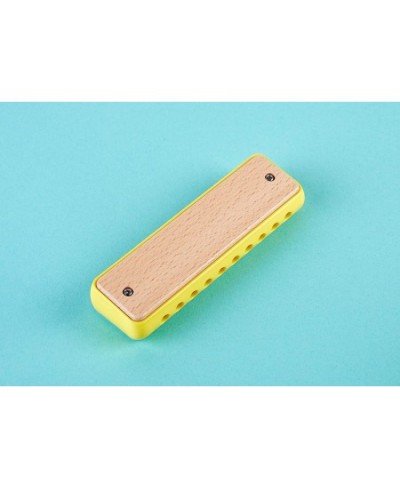 Blues Harmonica | 10 Hole Wooden Musical Instrument Toy for Kids Yellow (E8919) $27.37 - Kids' Musical Instruments