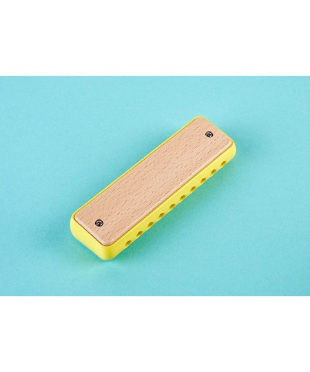 Blues Harmonica | 10 Hole Wooden Musical Instrument Toy for Kids Yellow (E8919) $27.37 - Kids' Musical Instruments