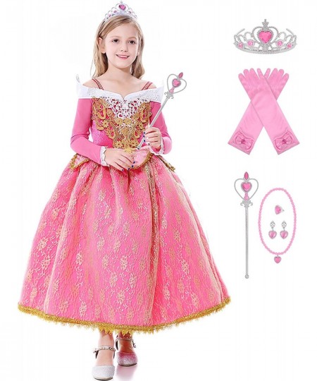 Princess Costume for Little Girls Pink Princess Dress up Cothes with Exquisite Accessories $42.25 - Kids' Costumes