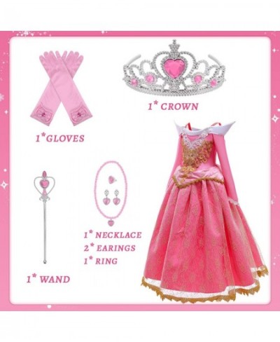 Princess Costume for Little Girls Pink Princess Dress up Cothes with Exquisite Accessories $42.25 - Kids' Costumes