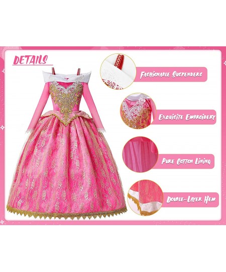 Princess Costume for Little Girls Pink Princess Dress up Cothes with Exquisite Accessories $42.25 - Kids' Costumes