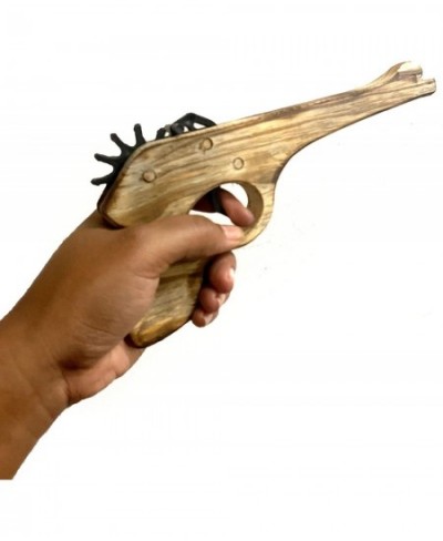 2 Wooden Rubber Band Gun Pistol 200ct Ammo Shooter Kids Cowboy Classic Gift Toy $36.70 - Toy Foam Blasters & Guns