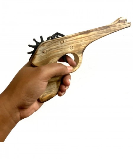 2 Wooden Rubber Band Gun Pistol 200ct Ammo Shooter Kids Cowboy Classic Gift Toy $36.70 - Toy Foam Blasters & Guns