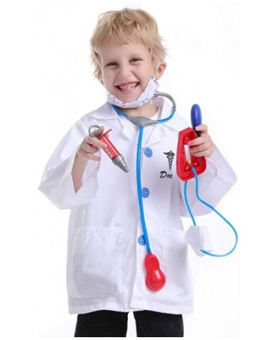 Kids Doctor Surgeon Dress Up Costume Boy Girl Christmas Gifts Role Play Set and Accessories Nurse Scientist Costume $26.48 - ...