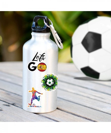 100PCS Soccer Stickers for Scrapbooking Motivational Vinyl Waterproof Stickers for Water Bottles Luggage Teaching Incentives ...