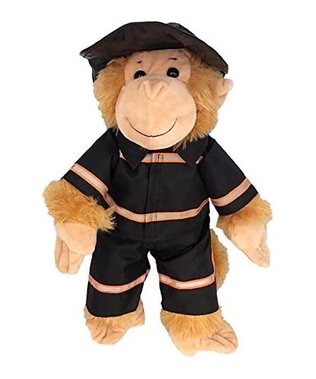 Black Firefighter w/Hat Teddy Bear Clothes Fits Most 14" - 18" Build-A-Bear and Make Your Own Stuffed Animals $31.24 - Stuffe...