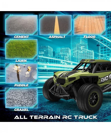 Remote Control Car Toy Grade 1:14 Scale Off Road RC Car 2WD High Speed 22 KM/H RC Monster Vehicle Truck with 2 Rechargeable B...