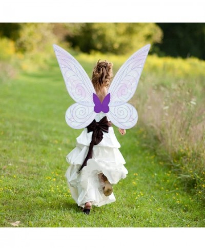 Butterfly Fairy Wings Costume for Women Girls Sparkling Sheer Angel Wings Dress Up Halloween Cosplay Costume Party Favor $28....