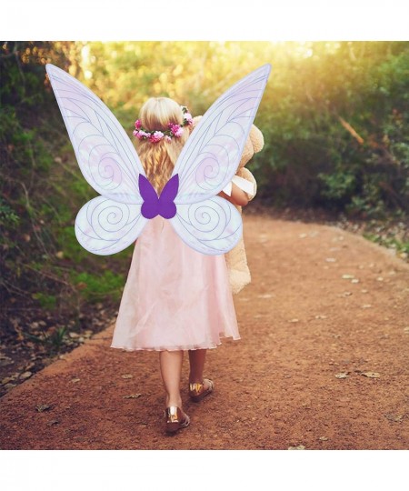 Butterfly Fairy Wings Costume for Women Girls Sparkling Sheer Angel Wings Dress Up Halloween Cosplay Costume Party Favor $28....