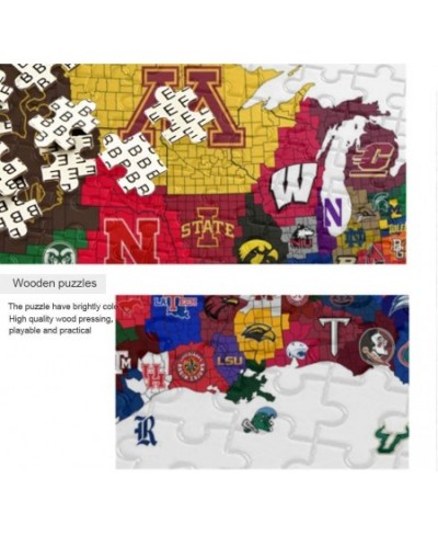 College Football Empires Map 1000 Pcs Jigsaw Puzzle for Adults - Novelty Artwork Puzzle Intellectual game Fun Puzzle - Large ...