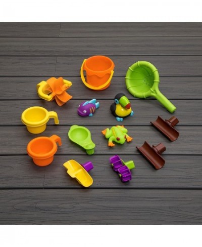 Tropical Rainforest Water Table | Colorful Kids Water Play Table with 13-Pc Accessory Set Blue & Green $114.94 - Sandboxes & ...