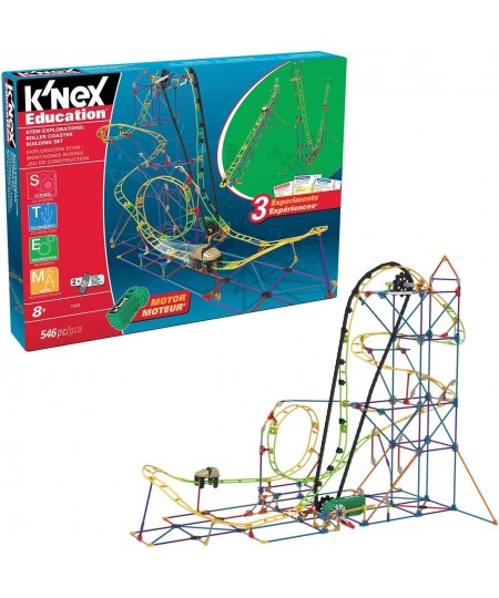 ‒ STEM Explorations: Roller Coaster Building Set – 546 Pieces – Ages 8+ Construction Education Toy $72.34 - Toy Building Sets