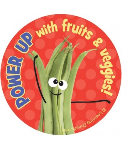 200 Fruit and Veggie Stickers | Kids MyPlate Fruit & Veggie Stickers | 2" Diameter 4 Designs 200 Stickers per roll $18.67 - K...