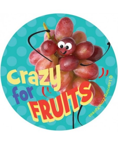 200 Fruit and Veggie Stickers | Kids MyPlate Fruit & Veggie Stickers | 2" Diameter 4 Designs 200 Stickers per roll $18.67 - K...