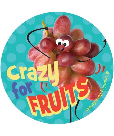 200 Fruit and Veggie Stickers | Kids MyPlate Fruit & Veggie Stickers | 2" Diameter 4 Designs 200 Stickers per roll $18.67 - K...