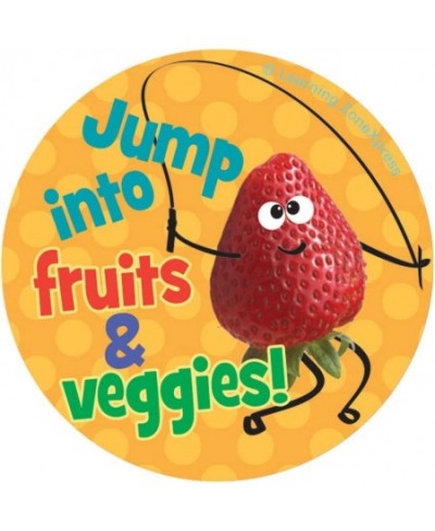 200 Fruit and Veggie Stickers | Kids MyPlate Fruit & Veggie Stickers | 2" Diameter 4 Designs 200 Stickers per roll $18.67 - K...