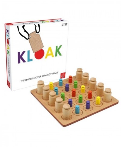 Kloak - Strategy Board Game for Kids and Adults - For Ages 8+ - Kloak and Unkloak to Get Three In A Row $42.62 - Board Games