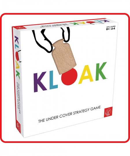 Kloak - Strategy Board Game for Kids and Adults - For Ages 8+ - Kloak and Unkloak to Get Three In A Row $42.62 - Board Games