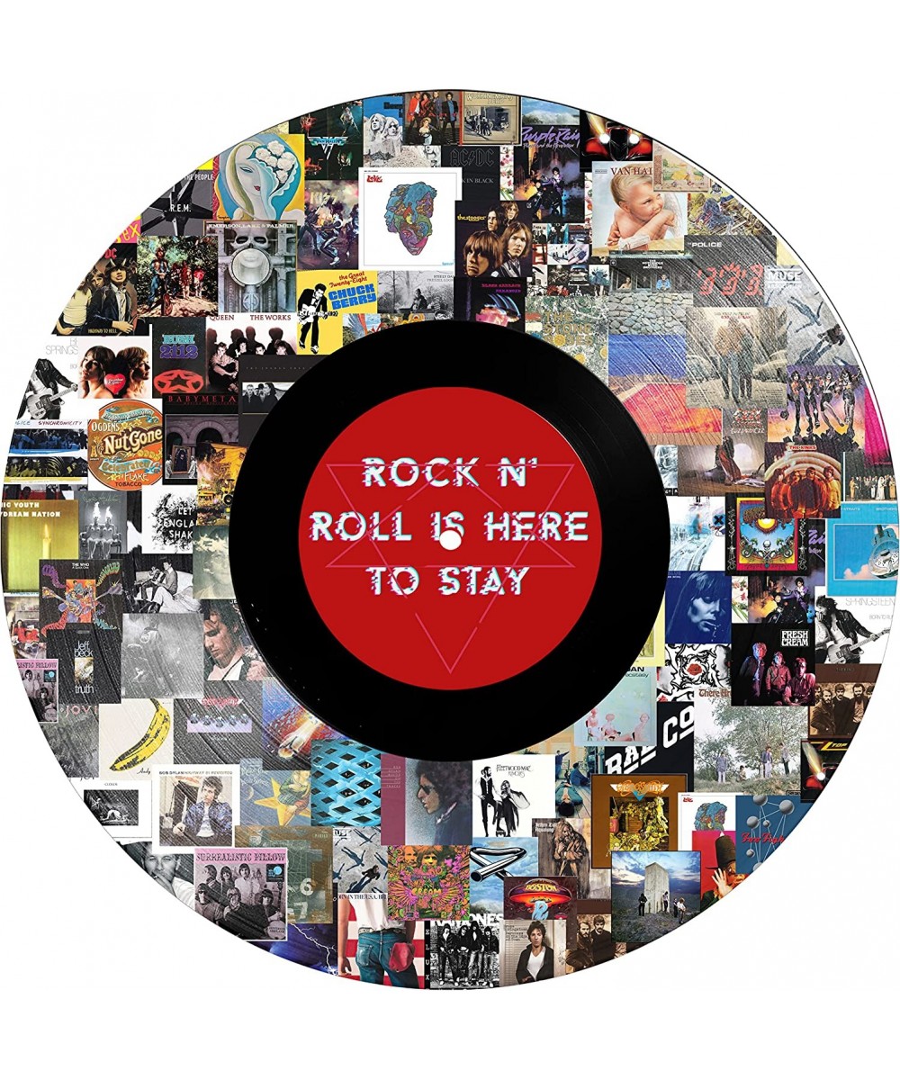 Greatest Rock Albums Jigsaw Puzzle 1000 Pieces for Adults Rock Band Logo Jigsaw Puzzle for Adults Teens and Kid Challenging G...