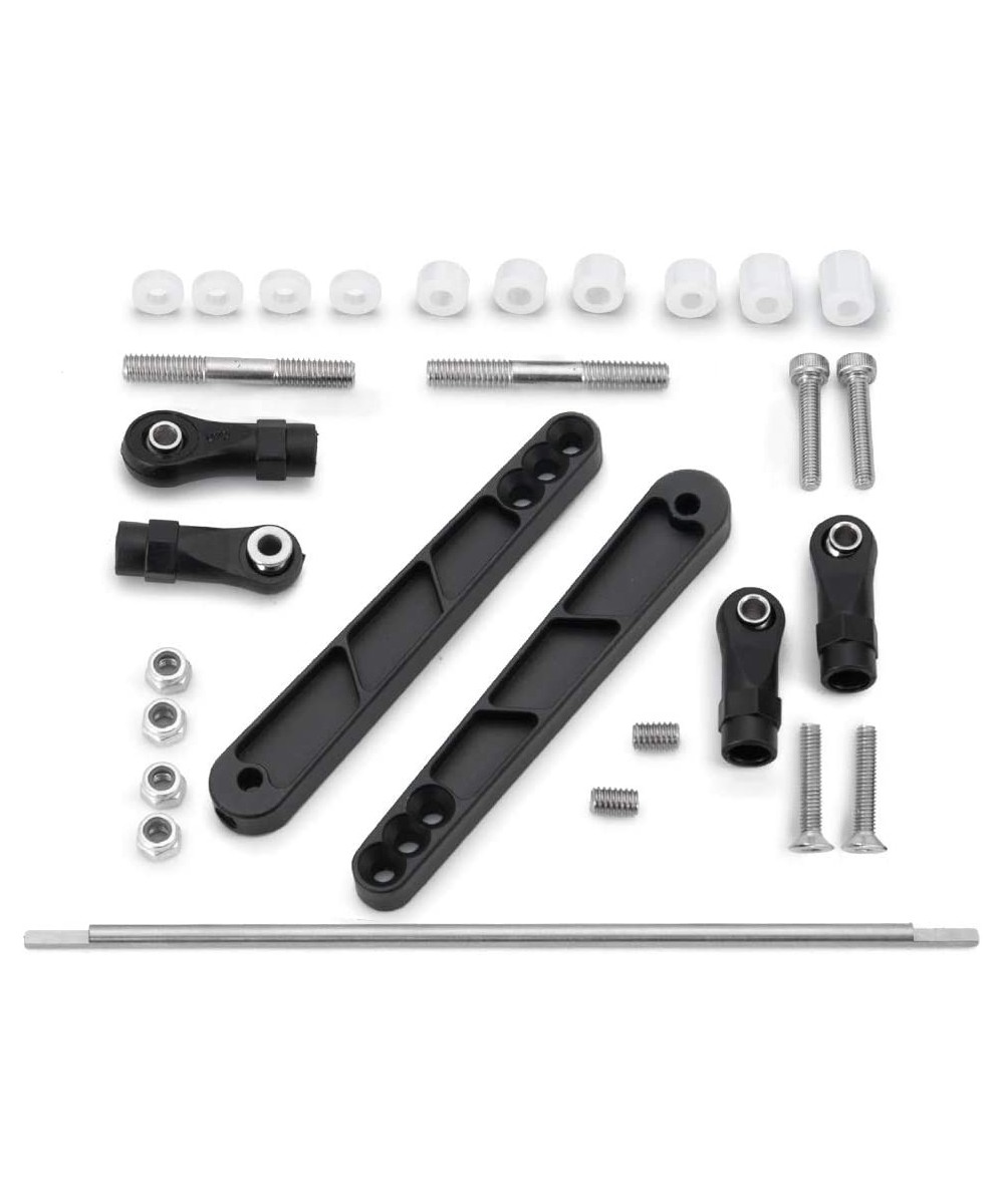 Alloy Metal Rear Sway Bar Anti-roll Set for 1/10th Rock Crawler Car Axial Wraith RR10/90048/90053 Yeti 90025 (Black) $20.29 -...