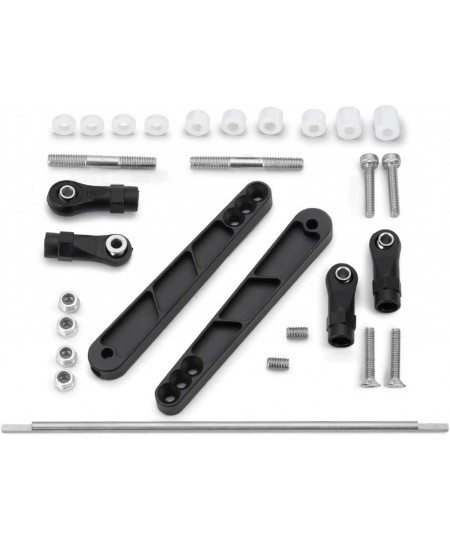 Alloy Metal Rear Sway Bar Anti-roll Set for 1/10th Rock Crawler Car Axial Wraith RR10/90048/90053 Yeti 90025 (Black) $20.29 -...