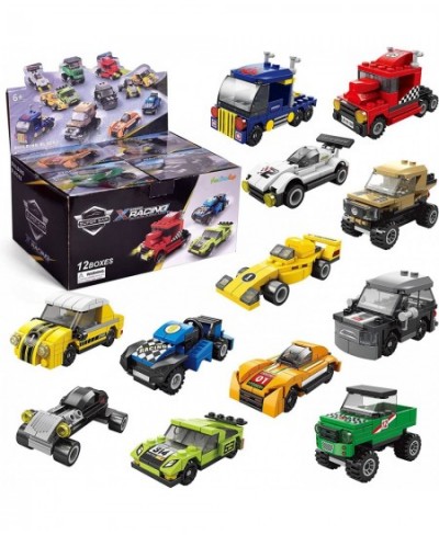 Mini Race Car Building Blocks Kit 12 Boxes Car Building Sets for Kids Building Block Car for Boys $47.54 - Toy Building Sets