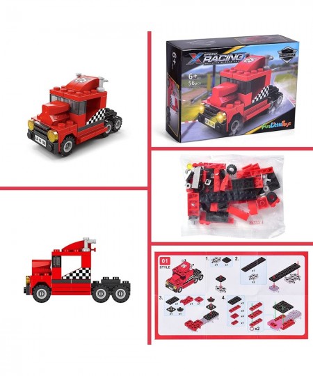 Mini Race Car Building Blocks Kit 12 Boxes Car Building Sets for Kids Building Block Car for Boys $47.54 - Toy Building Sets