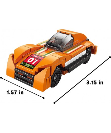 Mini Race Car Building Blocks Kit 12 Boxes Car Building Sets for Kids Building Block Car for Boys $47.54 - Toy Building Sets