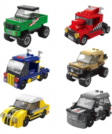 Mini Race Car Building Blocks Kit 12 Boxes Car Building Sets for Kids Building Block Car for Boys $47.54 - Toy Building Sets