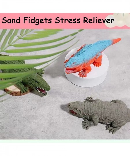 Crocodile Squishy Sand Toys Lizard Slow Rebound Squeeze Toys Dinosaur Changeable Sand Fidgets Tuatara Miniatures Novelty Toys...