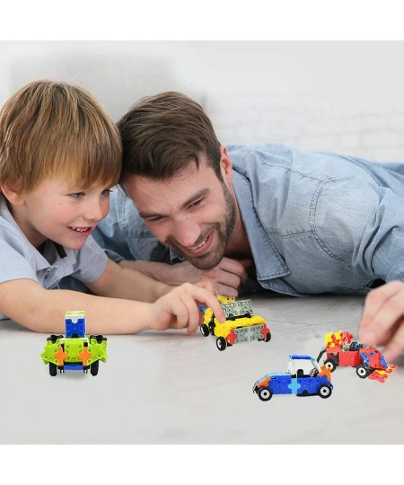 Flatblocks Cars Formula 1 Sports Car Tractor Convertable and More. 3-D Puzzle Toy Building Figures Level 1 - Collect Them All...