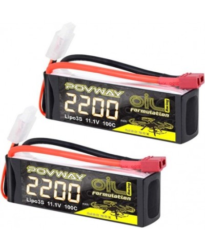 RC Battery Lipo 2200mAh 11.1V 3S 100C Soft case Lipo Battery with Deans T Connectorfor RC Evader BX Car RC Truggy RC Truck RC...