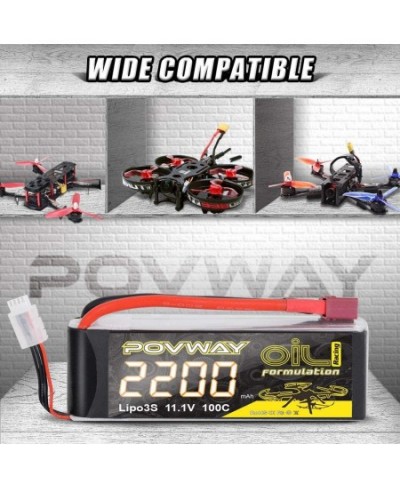 RC Battery Lipo 2200mAh 11.1V 3S 100C Soft case Lipo Battery with Deans T Connectorfor RC Evader BX Car RC Truggy RC Truck RC...