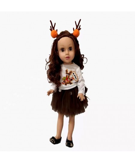 18-inch American Doll Girl Clothes 6-Piece Doll Christmas Costume Shoe Accessory fits 18-inch Girl Doll $32.24 - Doll Accesso...