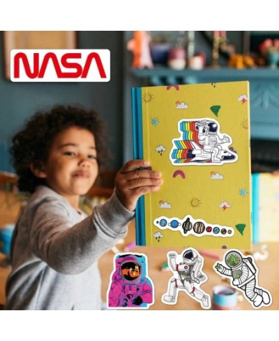 100pcs Space Stickers Pack for Water Bottles NASA Logo Astronaut Vinyl Sticker for Hydroflask Helmet Laptop Skateboard Waterp...