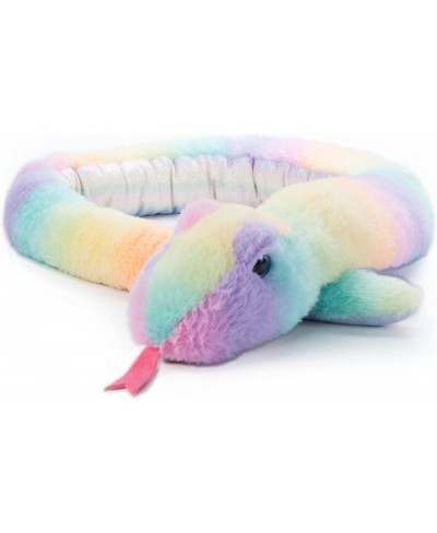 Snake Stuffed Animal Plushie Ombrez Zoo Animals Rainbow Snake Plush Toy 54 inches $33.58 - Stuffed Animals & Teddy Bears