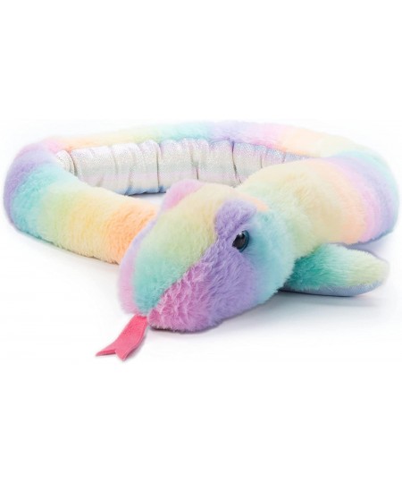 Snake Stuffed Animal Plushie Ombrez Zoo Animals Rainbow Snake Plush Toy 54 inches $33.58 - Stuffed Animals & Teddy Bears