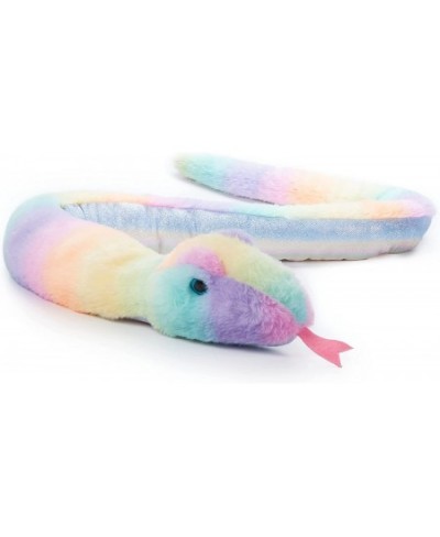 Snake Stuffed Animal Plushie Ombrez Zoo Animals Rainbow Snake Plush Toy 54 inches $33.58 - Stuffed Animals & Teddy Bears