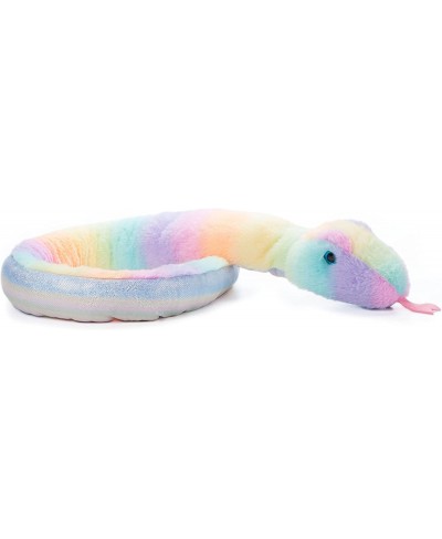 Snake Stuffed Animal Plushie Ombrez Zoo Animals Rainbow Snake Plush Toy 54 inches $33.58 - Stuffed Animals & Teddy Bears